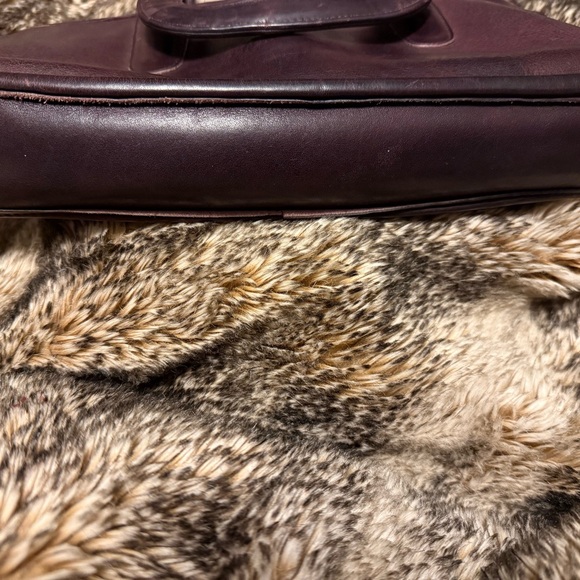 Coach Vintage Slim Satchel Burgundy Made in New York - Picture 9 of 16